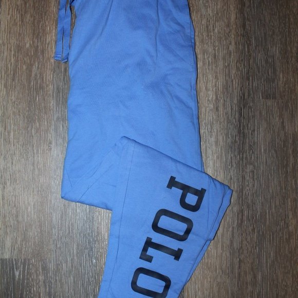 NWT POLO RALPH‎ LAUREN MEN'S ATHLETIC PAJAMA LEISURE LIGHTWEIGHT JOGGER BLUE - Picture 1 of 3